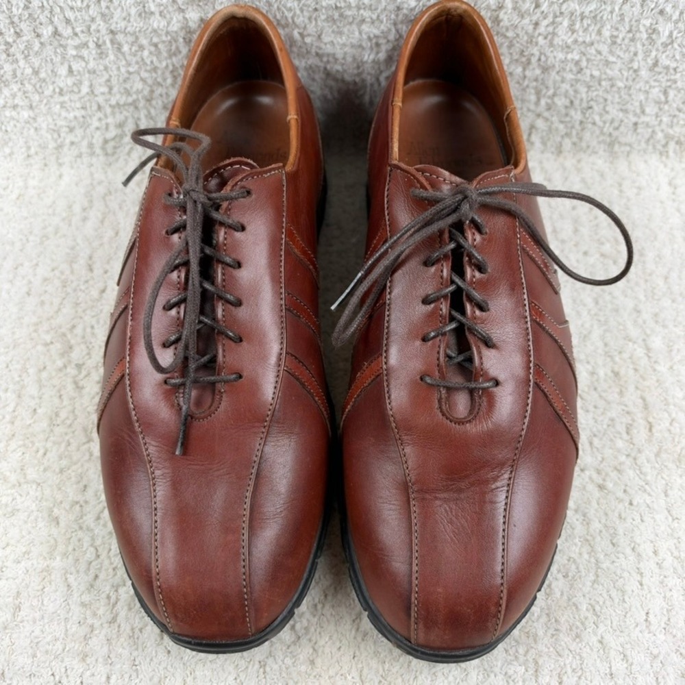 Allen Edmonds Mens 9D Traveler Brown Leather Walking Casual Athletic Shoes 5073